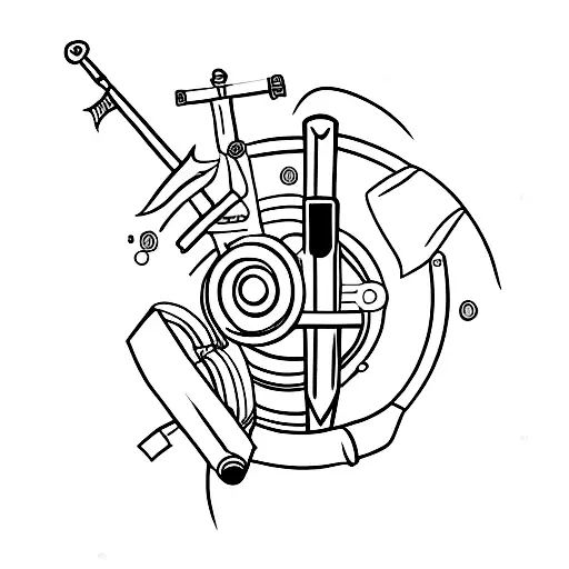 Sword With A Silencer And A Scope And A Bipod