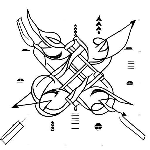 Arrow For 3 Siblings With Birth Dates Of Mother And Father