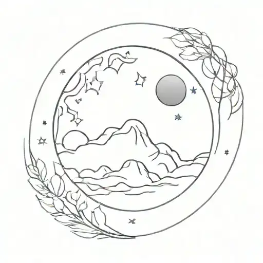 Full Moon Surrounded