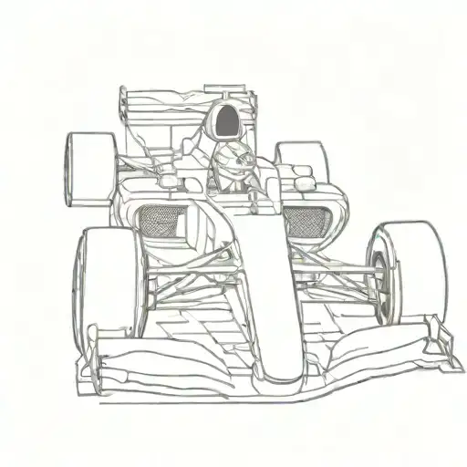 Formula 1 Car Driving