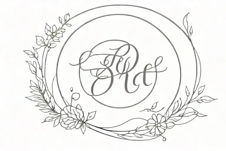 Word Perfect Circular Shape Minimalistic