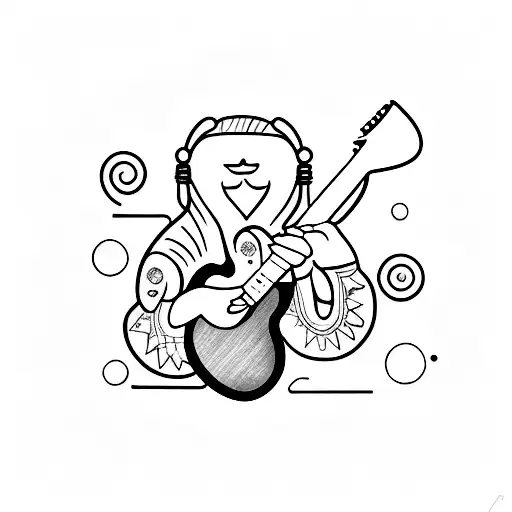 Guittar And Wedding Rings