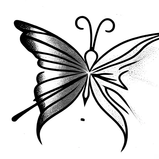 Butterfly Blue Sword