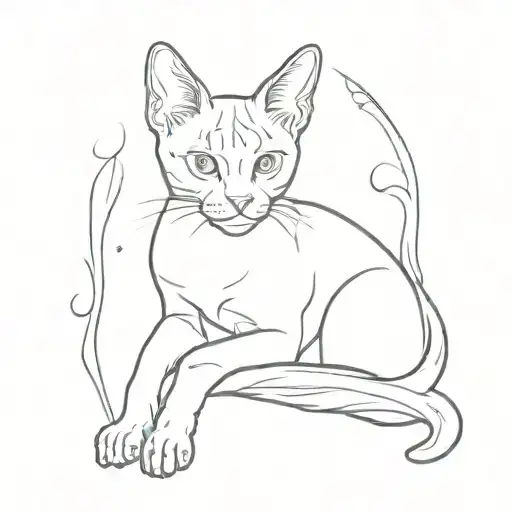 Flame Point Siamese Cat