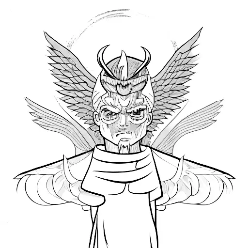 A Demon Trying To Change Into Angel