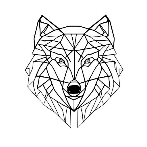 Wolf Geometric Origami