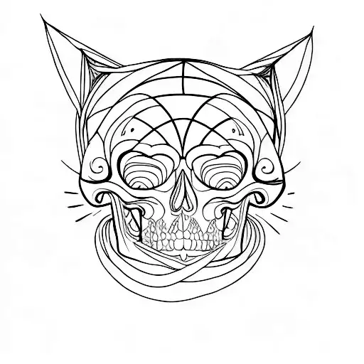 Cats And Skull
