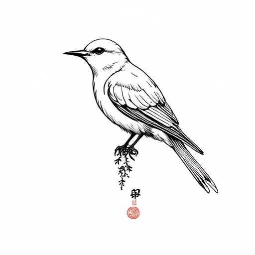 Bird Gets To The Upper With Aille That Salon Downwards