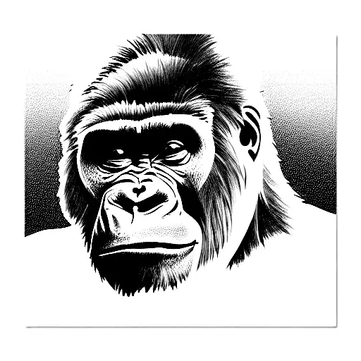 Gorilla Walking Through Busy New York