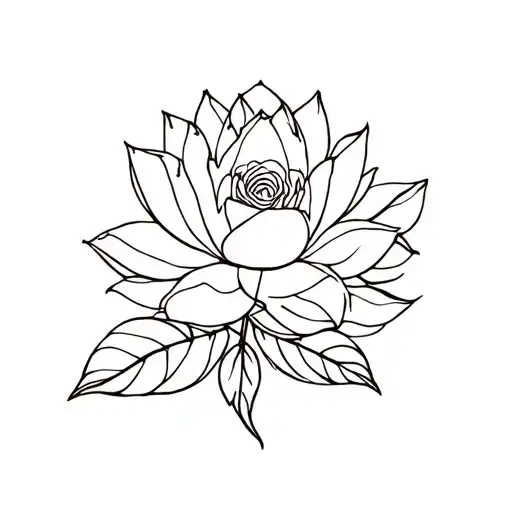 Lotus And Rose