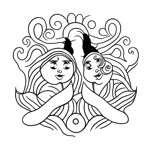 2 Sister In Sea Theme