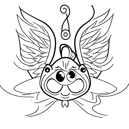 Goldfish With Angel Wings