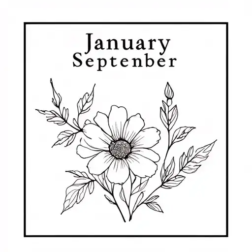 January And September Birth Flowers