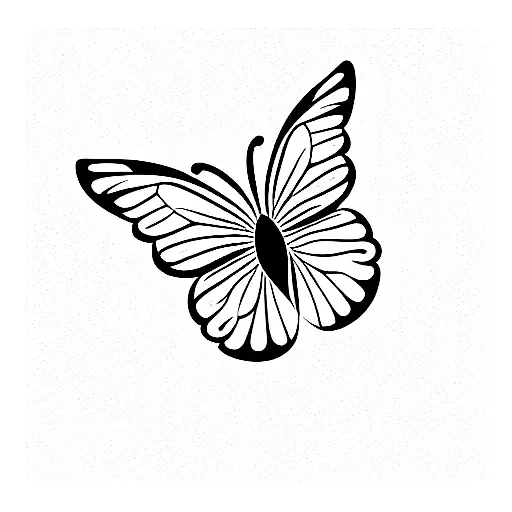 Semicolon With A Butterfly Worked Into It