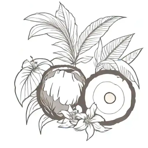 Coconut And Flower