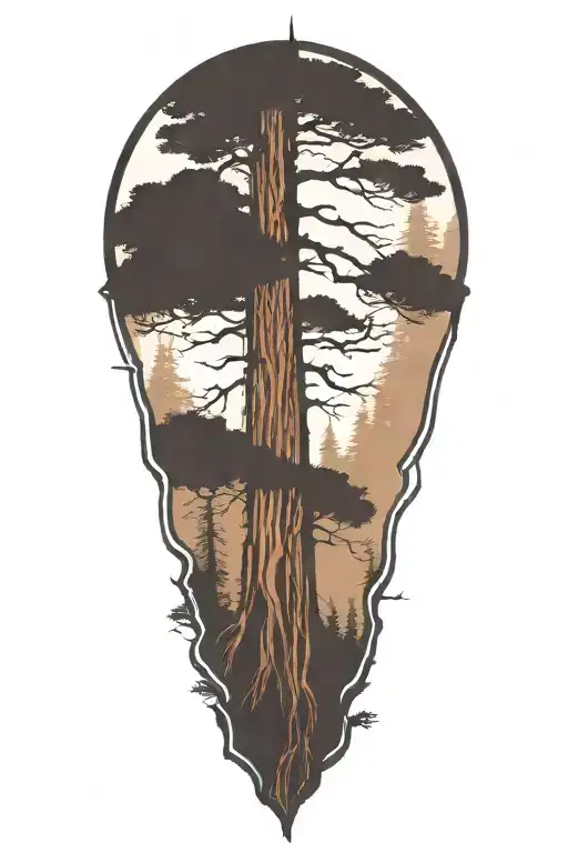 Redwood Tree Roots Reaching Deep