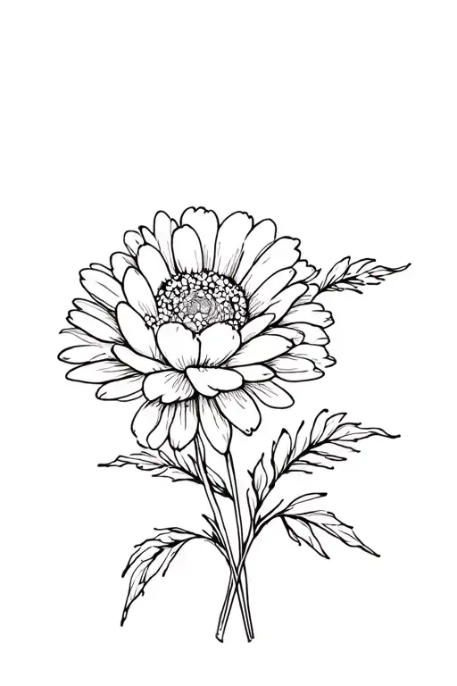 Daisy And Peony Flower Bouquet