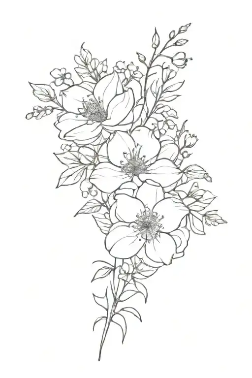 Birth Flower Bouquet