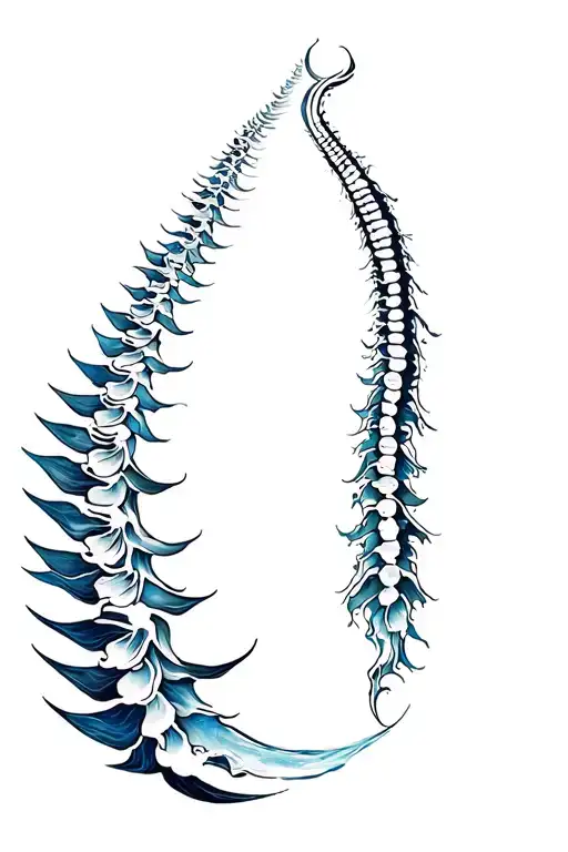 Ocean Themed Spine