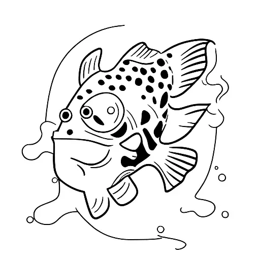 Gold Fish Wearing Sunglasses