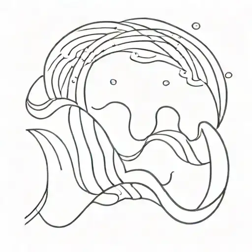 Line Upon Line Precept Upon Precept Idea With Ocean Waves