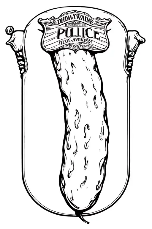 Pickle With A Police Badge Incorporated