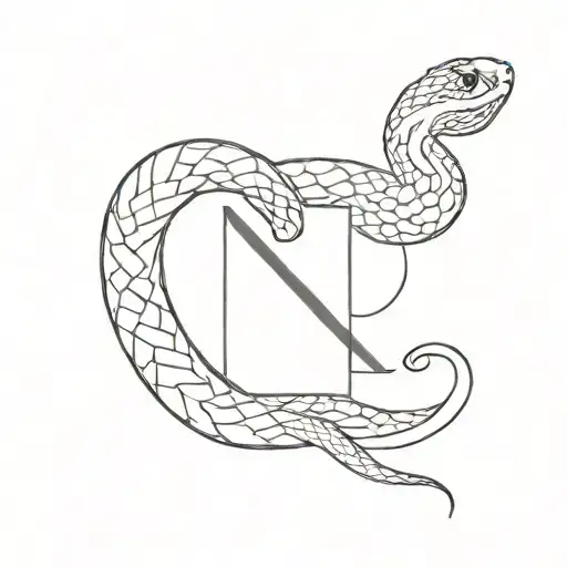 Snake Spelling Letters Ad