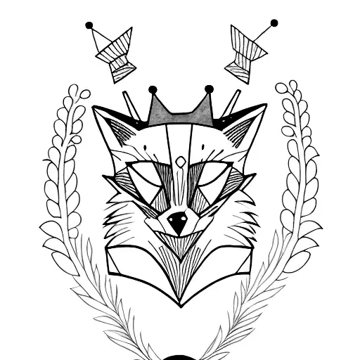 Fox With Crown