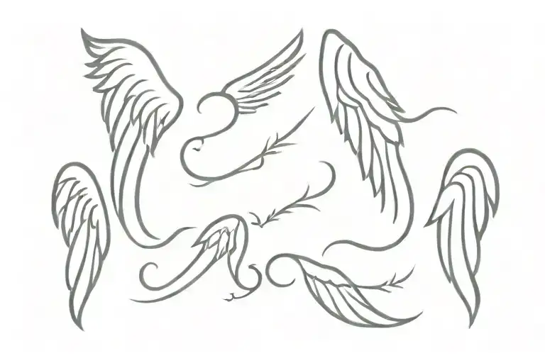 The Year 1984-2015 With Angel Wings