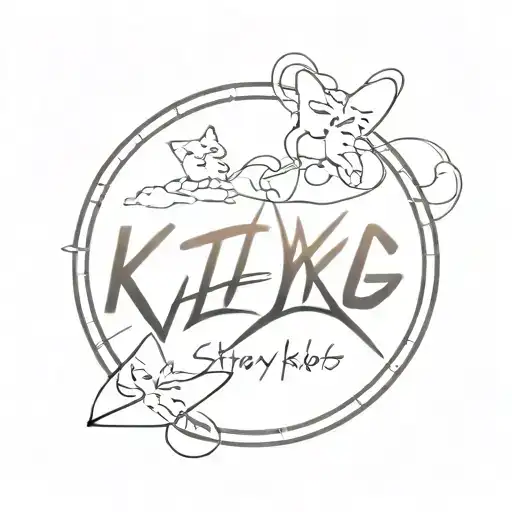 Stray Kids K-pop Group Tattoo Design