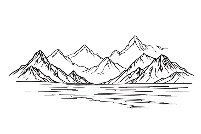 Himalayas And Beach Landscape