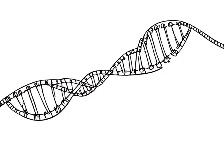 Dna Double Helix For Friends