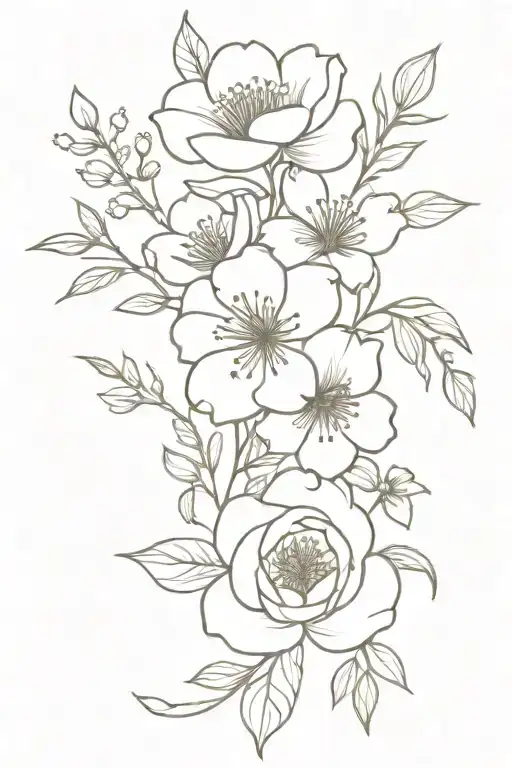 Birth Flower Bouquet