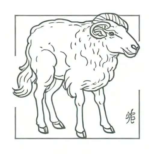 Sheep Wearing A Dead Wolf