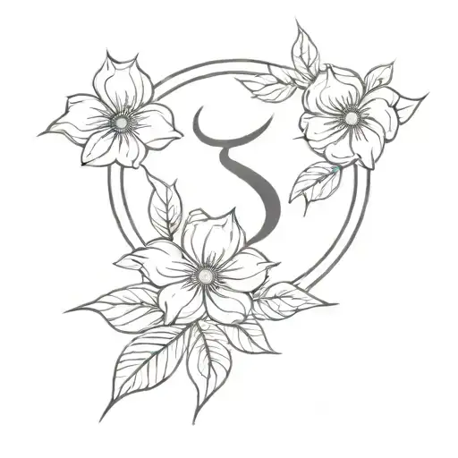 Flowers Sigma Male Symbol