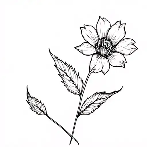 Lys Flower In The Background