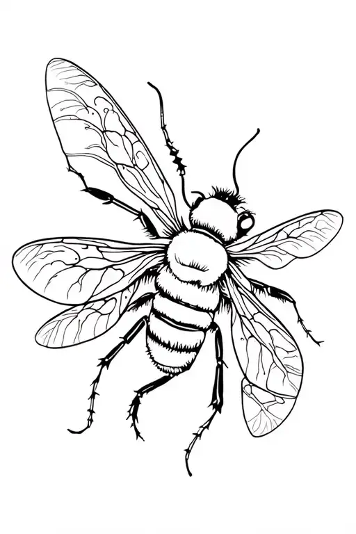 Bee Flash Boho Fineline