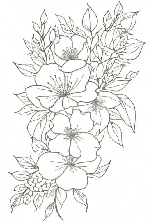 Birth Flower Bouquet