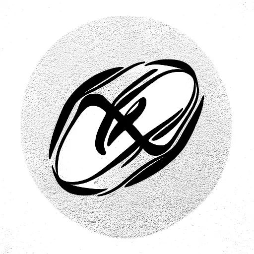 Infinity Symbol With A Head In The Center