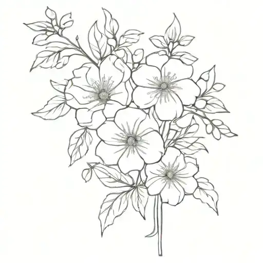 December September Birth Month Flower Bouquet