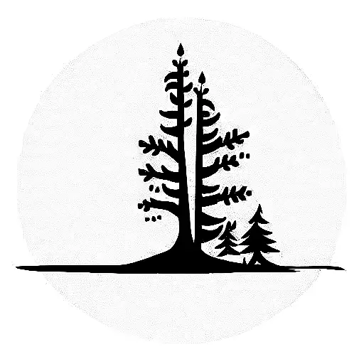 Woman Hugging Redwood Tree