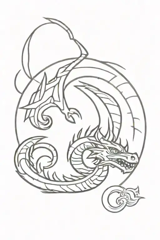 Aztec Dragon Wrapped