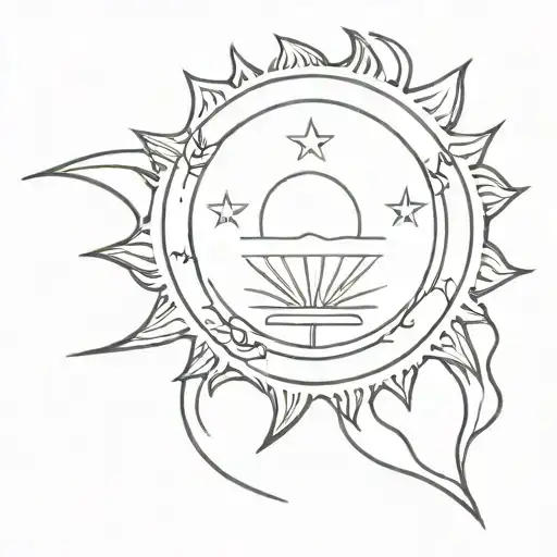 Sun Of The Argentine Flag