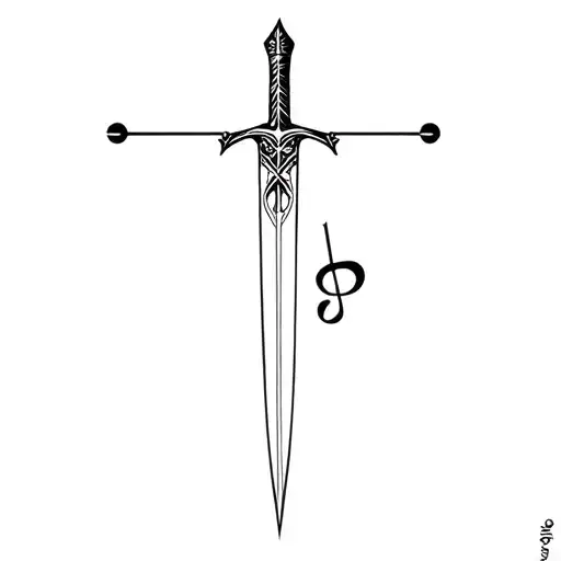 Sword Piercing Music Note