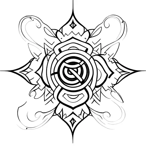 Black And White Glittering Religious Cross