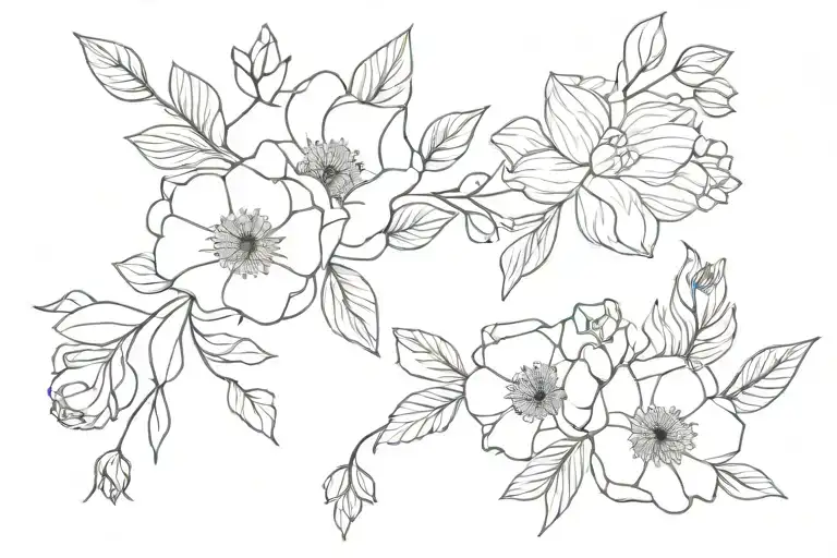 Birth Flower Bouquet