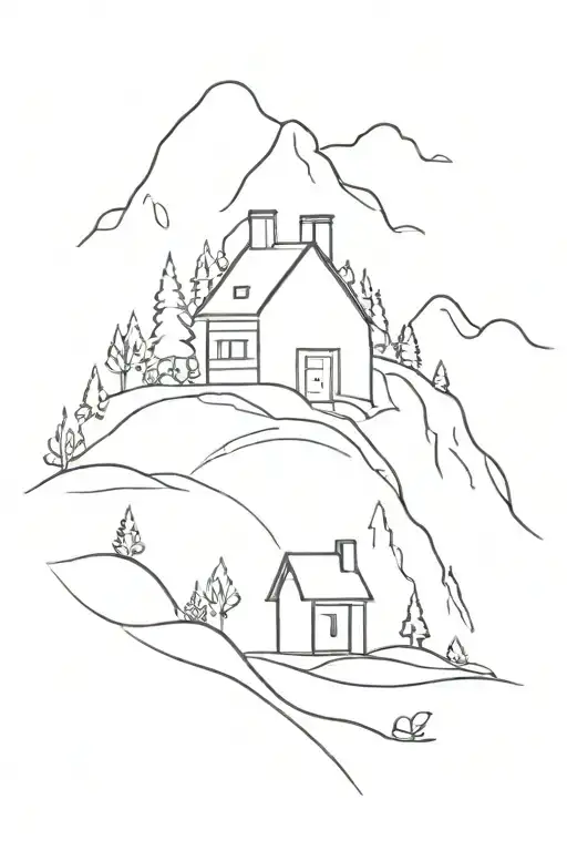 A House In The Mountain