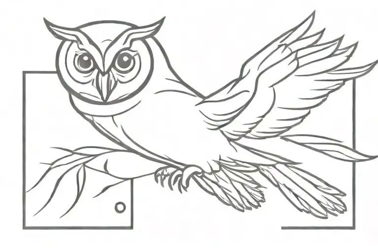 Owl Flying