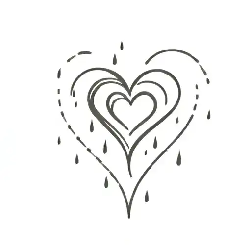 Rain Love Heart