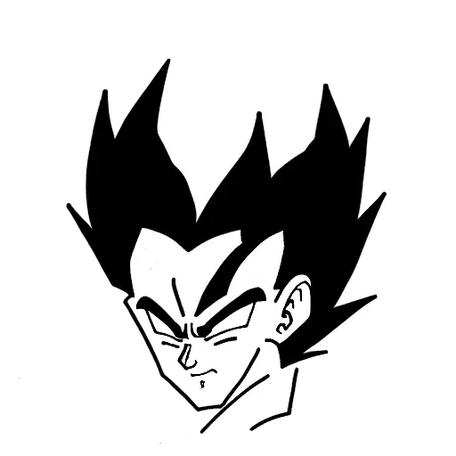 Vegeta Hair